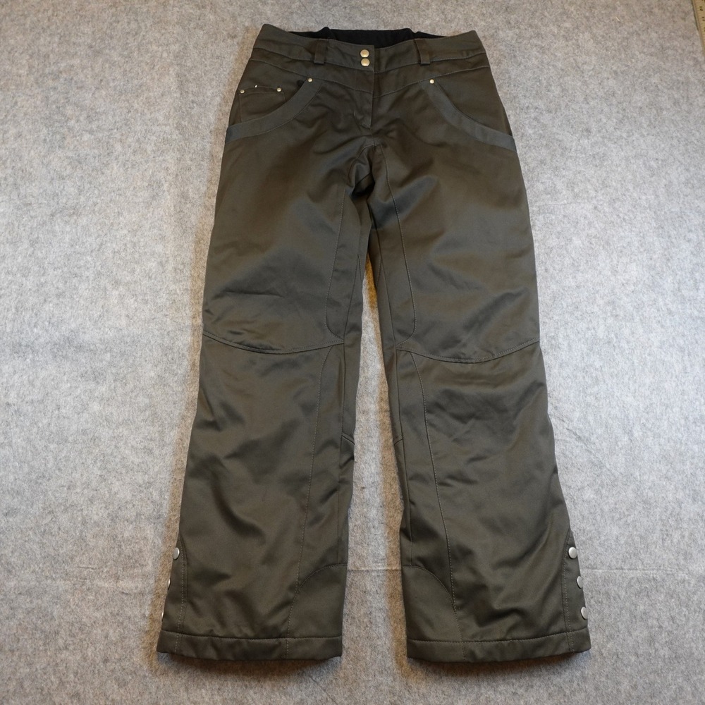 Obermeyer Pants Women 8 Green Milan Stretch Ski Insulated DuPont ComforMax Snow